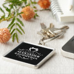 Porte-clés Groomsman Tuxedo Tie Black Premium<br><div class="desc">Wedding Groomsman Tuxedo Tie Black Keychain</div>