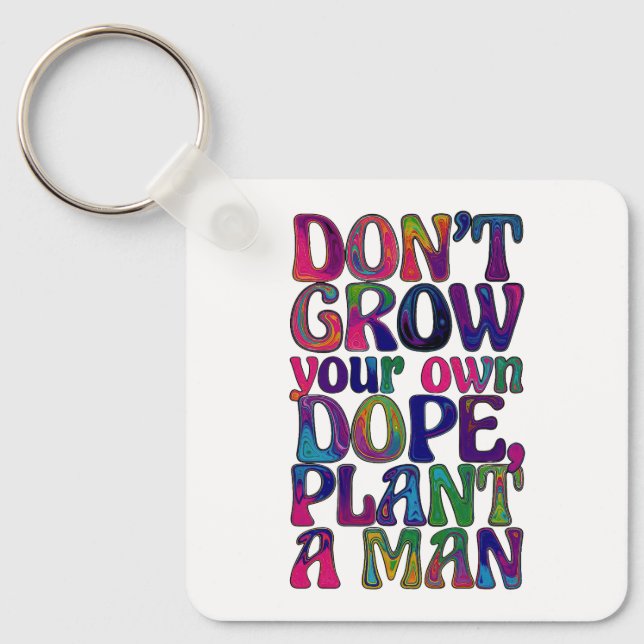 Porte-clés Groovology – Planter des mots (Recto)