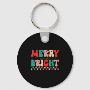 Porte-clés Groovy Merry And Bright Noël Correspondant à La Fa