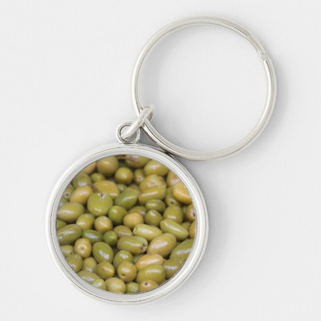Porte-clés Gros plan sur des olives vertes (Devant)