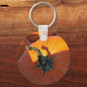 Porte-clés Grosse Citrouille Orange