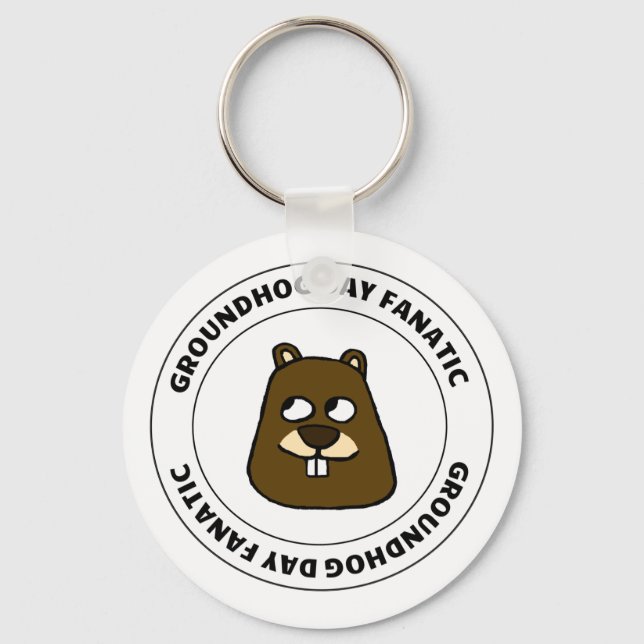 Porte-clés Groundhog Day Fanatic (Recto)