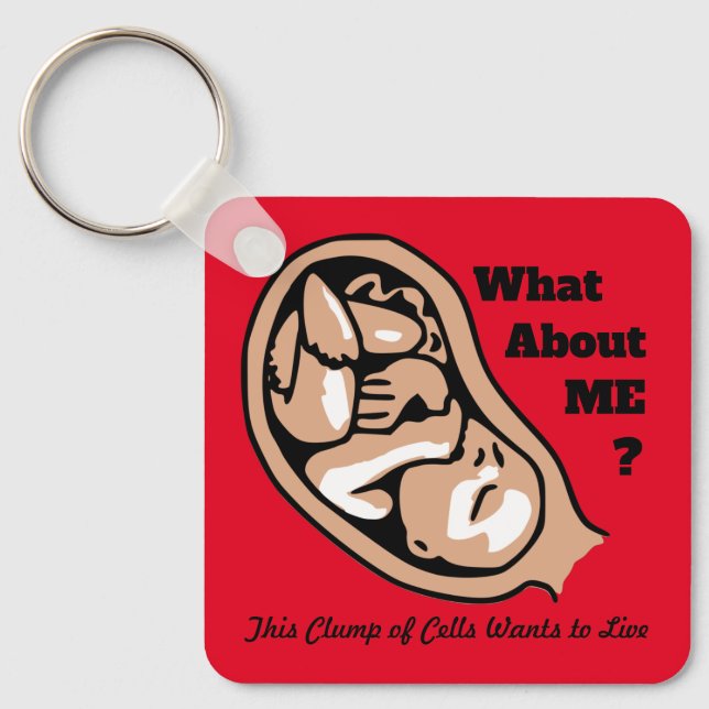 Porte-clés Groupe de cellules ou bébé PRO-LIFE (Recto)