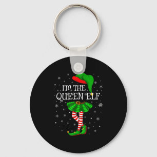 Porte-clés Groupe de famille assorti Je suis la Reine Elf Noë