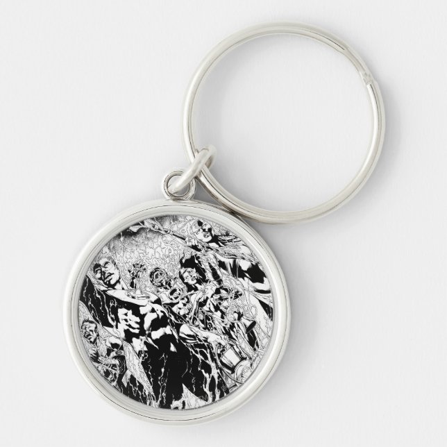 Porte-clés Groupe de lanternes vertes (Devant)