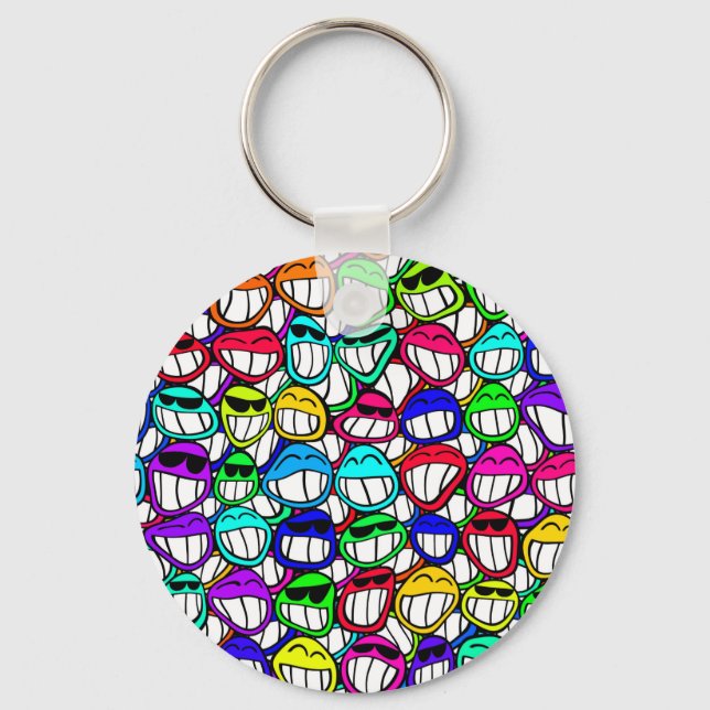 PORTE-CLÉS GROUPE D'FACES COOL (Recto)