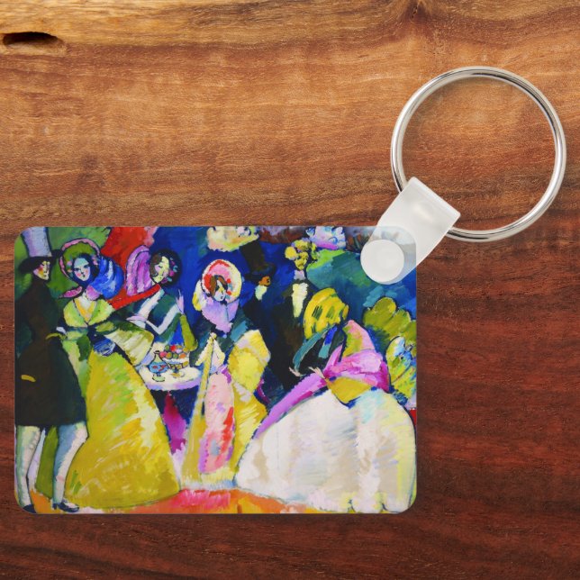 Porte-clés Groupe en Crinolines par Wassily Kandinsky (Recto)