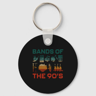Porte-clés Groupes de musique rétro populaires des années 90
