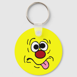 Porte-clés Grumpey à visage bizarre
