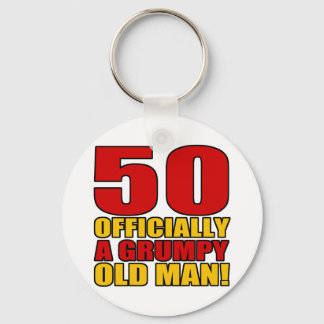 Porte-clés Grumpy 50e Humour d'anniversaire
