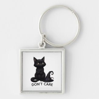 Porte-clés Grumpy Black Cat Halloween