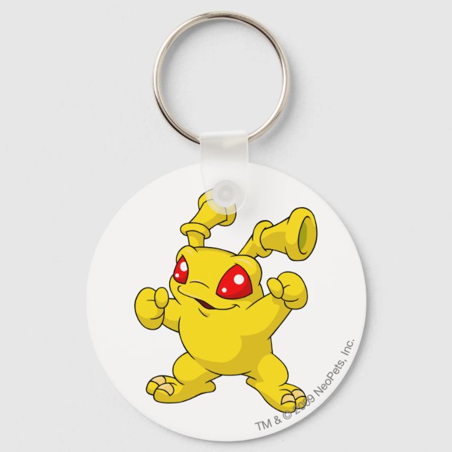 Porte-clés Grundo jaune (Recto)