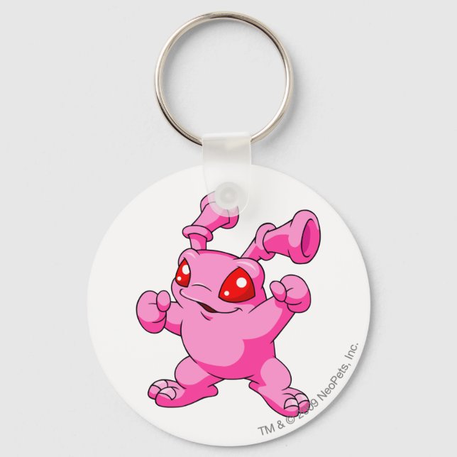 Porte-clés Grundo rose (Recto)