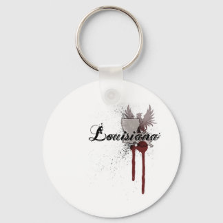 Porte-clés Grunge Blood Splatter Louisiana Porte - clé