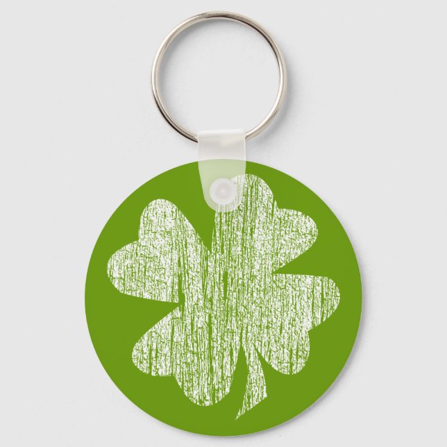 Porte-clés Grunge Shamrock (Recto)