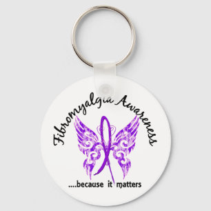 Porte-clés Grunge Tattoo Butterfly 6.1 Fibromyalgia