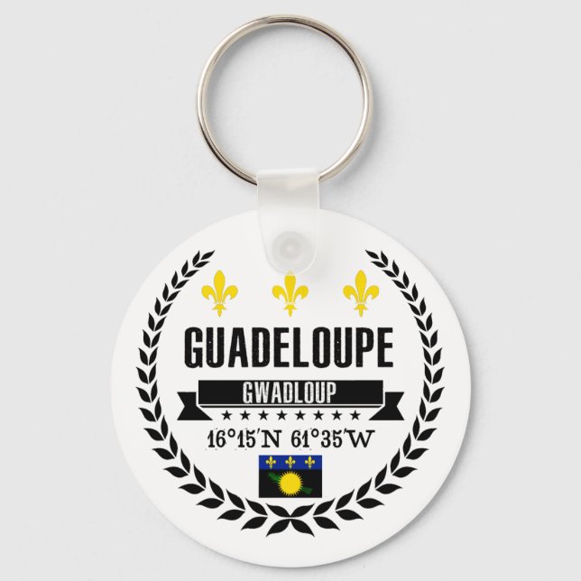 Porte-clés Guadeloupe (Recto)
