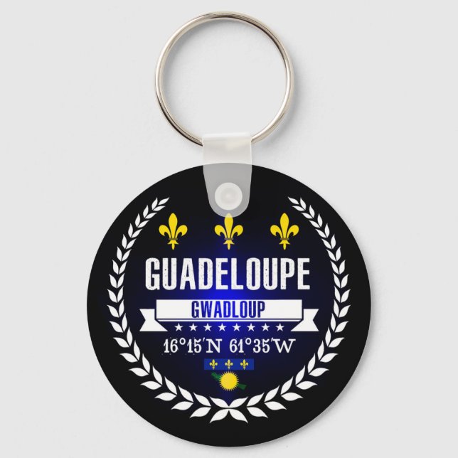 Porte-clés Guadeloupe (Recto)