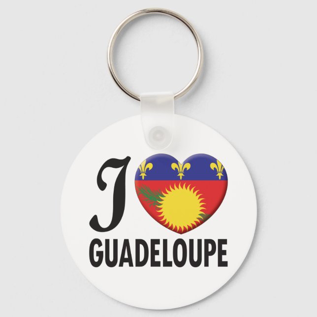 Porte-clés Guadeloupe Love (Recto)