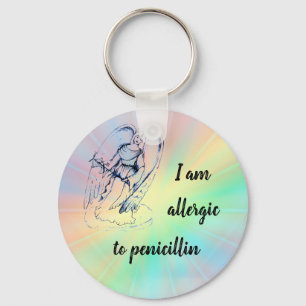 Porte-clés Guardian Angel keyring 'Allergy-penicillin''