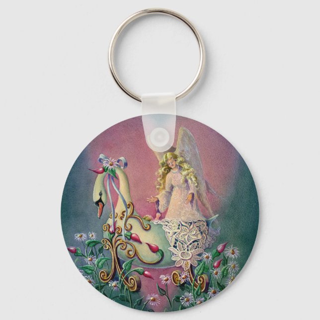 Porte-clés GUARDIAN ANGEL par SHARON SHARPE (Recto)