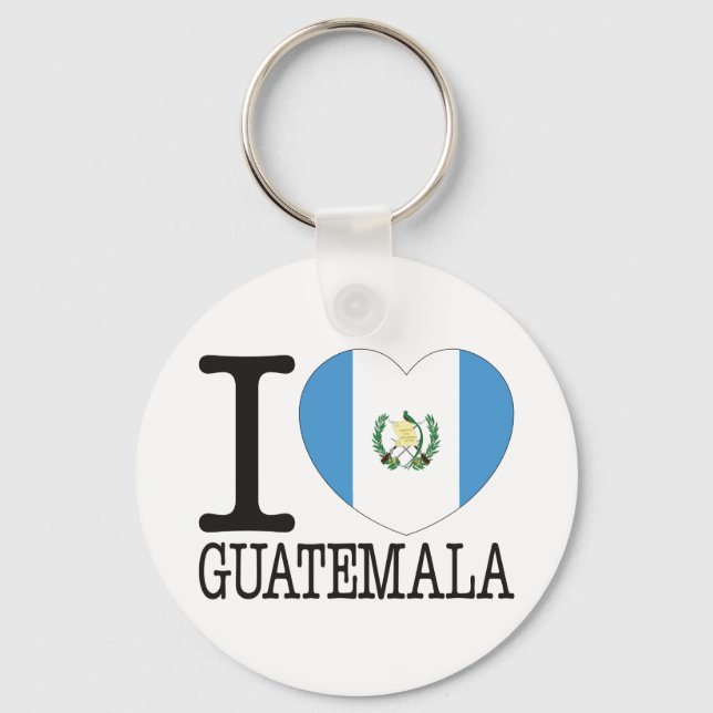 Porte-clés Guatemala Love v2 (Recto)