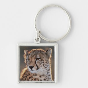 Porte-clés Guépard regardant ailleurs