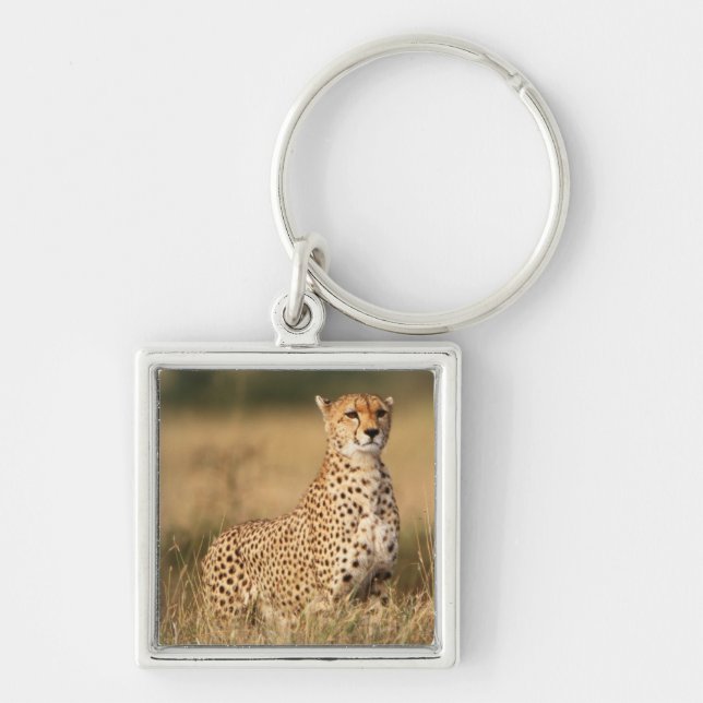 Porte-clés Guépard sur un petit monticule pour une meilleure  (Devant)