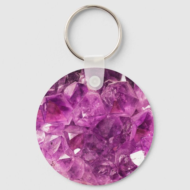 Porte-clés Guérir Améthyst Gemstone (Recto)