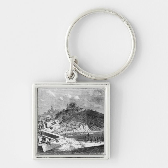 Porte-clés Guerre des duchés, fortifications danoises (Devant)