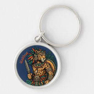 Porte-clés Guerrier Brave de la Tribu Jaguar