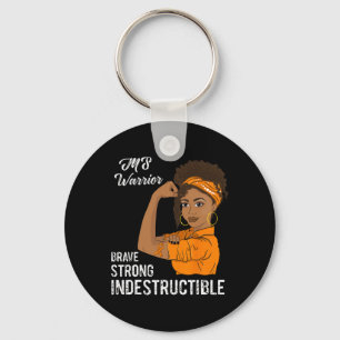 Porte-clés Guerrier Indestructible Sclérose en plaques