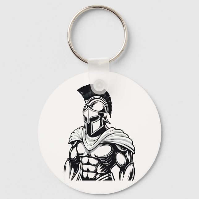 Porte-clés guerrier spartiate (Recto)