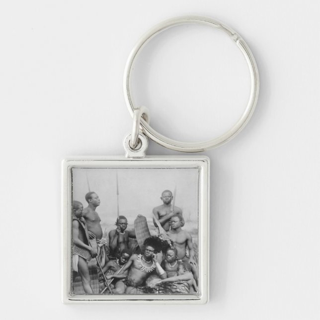 Porte-clés Guerriers, Congo belge, 1894 (Devant)