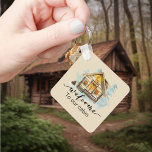 Porte-clés Guest House Rental Propriété Vacances Cabine Bienv<br><div class="desc">Cette conception a été créée par art numérique. Elle peut être personnalisée dans la zone fournie ou customisée en choisissant le clic pour customiser une autre option et en changeant le nom, les initiales ou les mots. Vous pouvez également modifier la couleur et le style du texte ou supprimer le...</div>