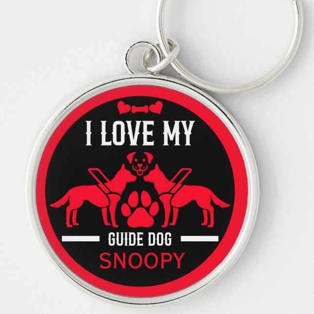 Porte-clés Guide des cadeaux de chien (Devant)
