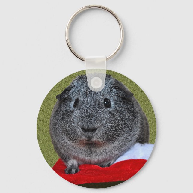 Porte-clés Guinea Pig Christmas (Recto)
