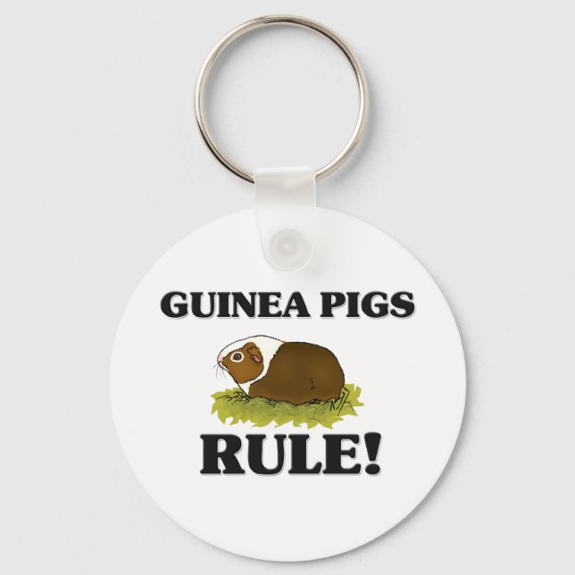 Porte-clés GUINEA PIGS Règle ! (Recto)