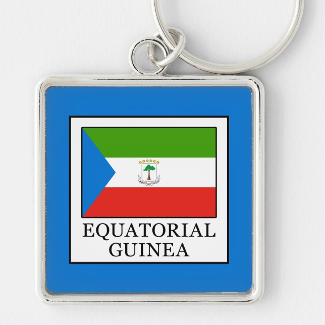 Porte-clés Guinée équatoriale (Devant)