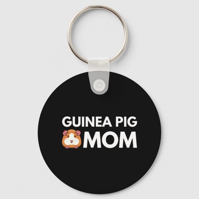 Porte-clés Guinée - Maman au porc (Recto)