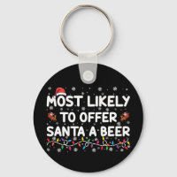 Guirlande de Noël pour offrir une bière au Père No