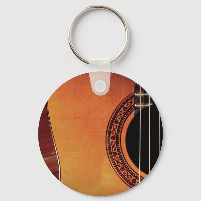 Porte-clés Guitare acoustique (Recto)