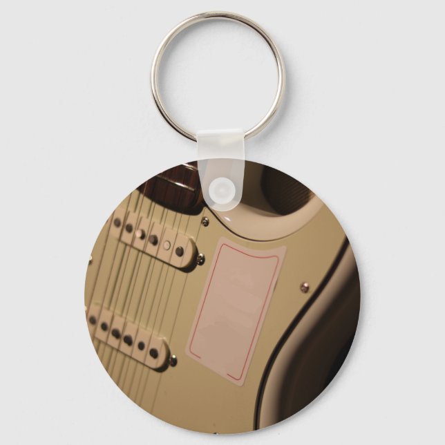 Porte-clés Guitare acoustique mignonne (Recto)