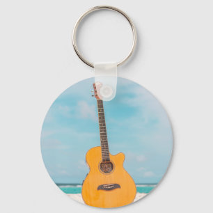 Porte-clés Guitare de basse cool