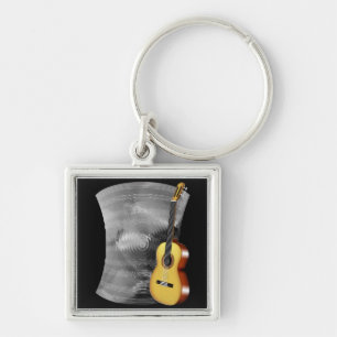 Porte-clés Guitare et musique