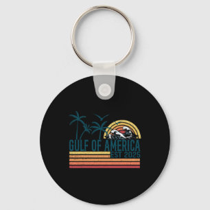Porte-clés Gulf Of Us America Est 2025 Retro Vintage Beach 18