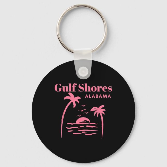 Porte-clés Gulf Shores Alabama Filles de vacances (Recto)