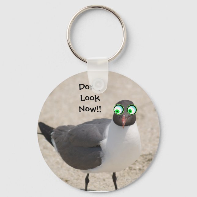 Porte-clés Gull de mer fou Eyed (Recto)