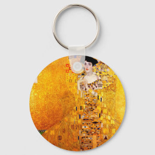 Porte-clés Gustav Klimt Adele Bloch-Bauer Art Nouveau Vintage