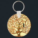 Porte-clés Gustav Klimt L'Arbre de la Vie Art fine<br><div class="desc">Gustav Klimt L'arbre de vie Porte - clé des beaux-arts</div>
